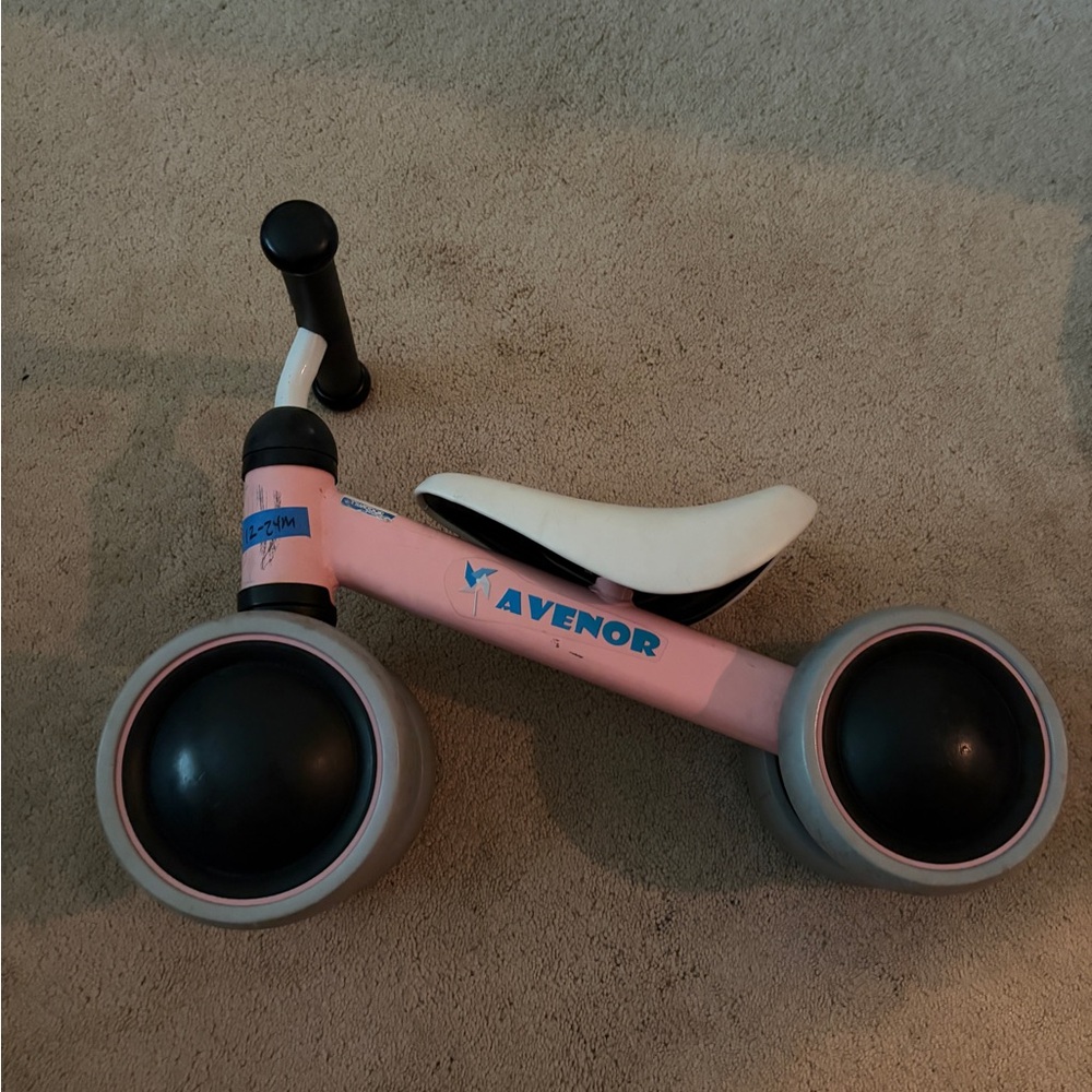 Pink Toddler kids Ride-On Balance Bike